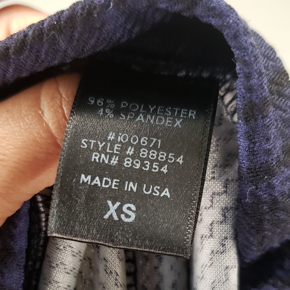 Ultra flirt navy and black plaid pencil skirt - Picture 7 of 7